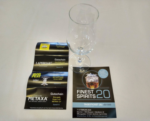 Finest Spirits - Ticket Gutschein Glas